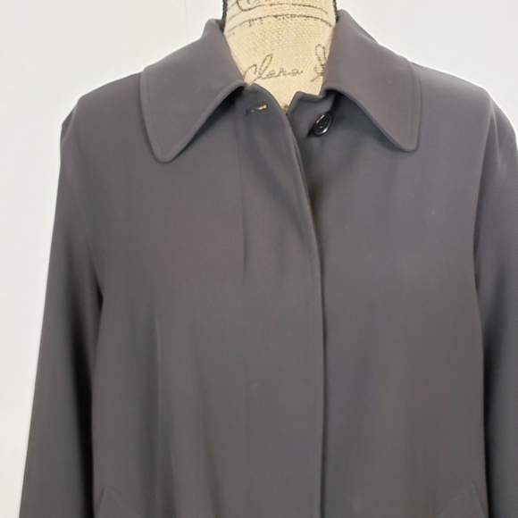 Allegri black trench coat - Picture 2 of 8